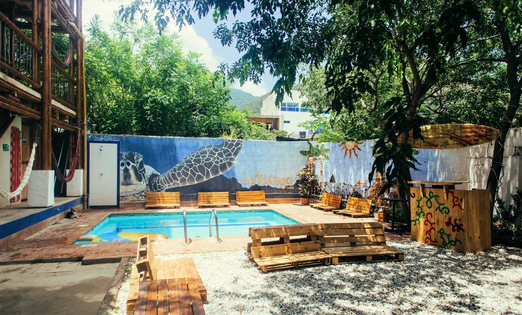 La Tortuga Hostel Taganga Ngoại thất bức ảnh